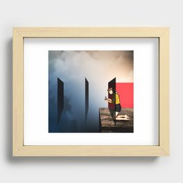 There's More Outside Recessed Framed Print