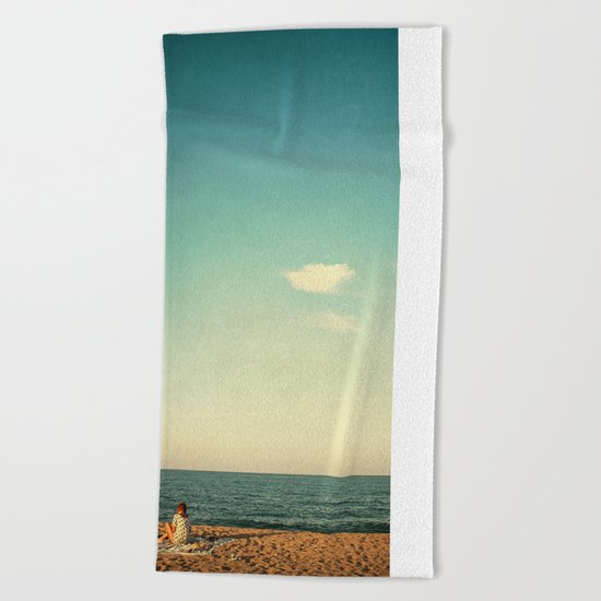 Before the sunset Beach Towel