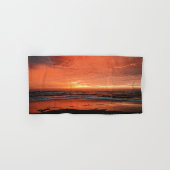 Ocean Waves #sunset Hand & Bath Towel