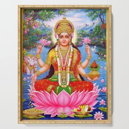 Goddess Lakshmi Serving Tray