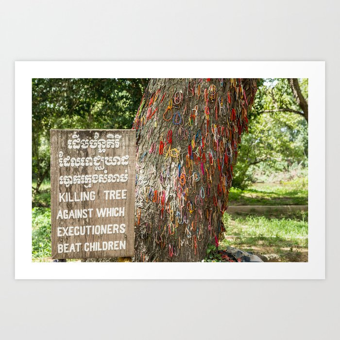 The Killing Tree Ii Killing Fields Cambodia Art Print