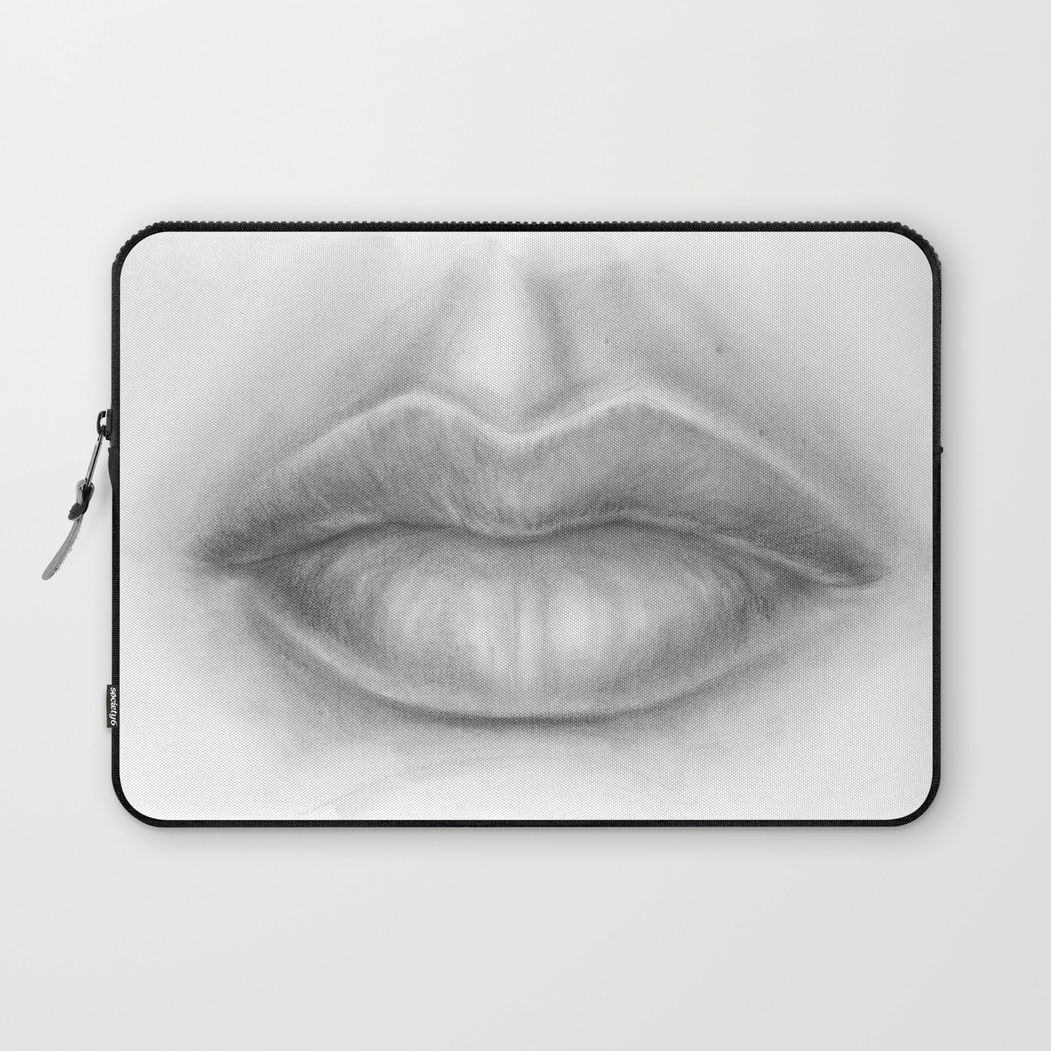 Pouty Sexy Lips Pencil Art Graphite Drawing Sexuality Face