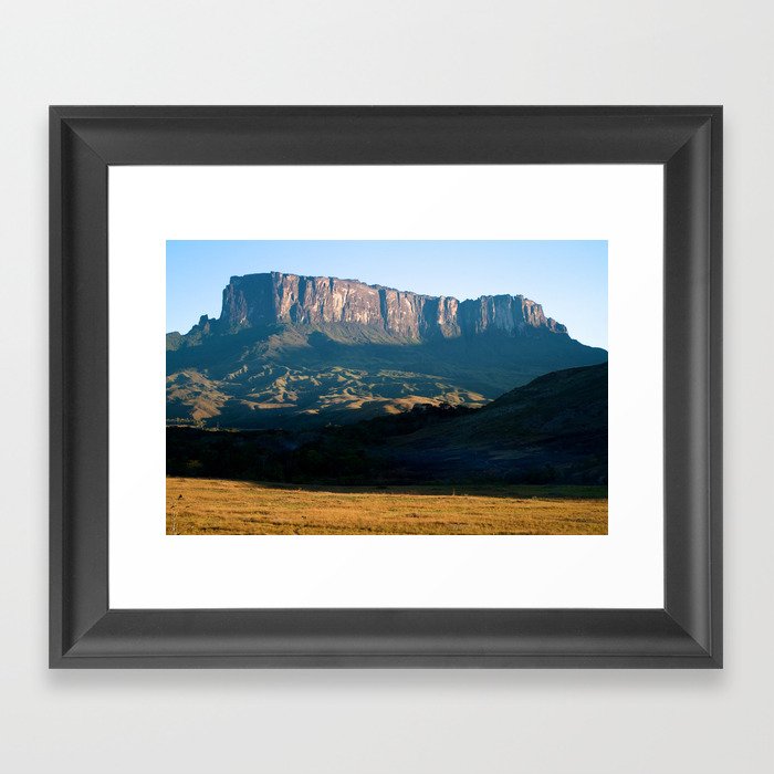 Mount Roraima Mesa - South Africa Framed Art Print