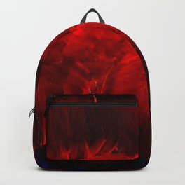 Red And Black Luxury Abstract Gothic Glam Chic by Corbin Henry Backpack | Colorfield, Gothic, Corbin, Abstract, Spooky, Corbinhenry, Painting, Redandblack, Spookychic, Glam 