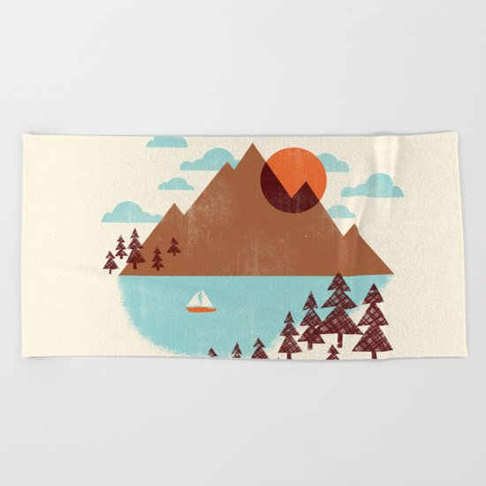 Indian Summer Beach Towel
