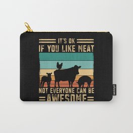 Vegetarian Vegan Animal Rights Carry-All Pouch