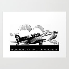 BF 109 Aerochristus Art Print