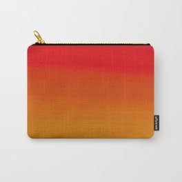 Red Apple and Golden Honey Ombre Sunset Carry-All Pouch