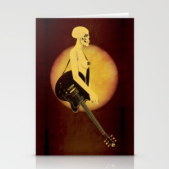 Skull Of Rock Stationery Cards
