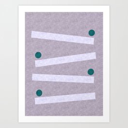  Roll on down minimalism Art Print