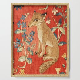 Medieval Red Fox Serving Tray