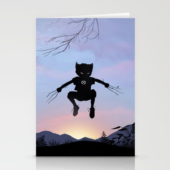 Wolverine Kid Stationery Cards