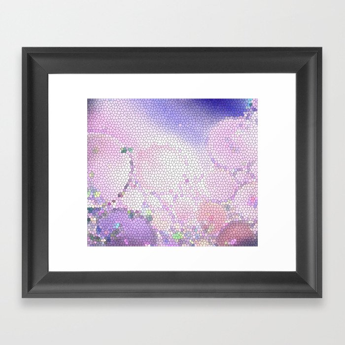 You Can't Stop the Lavender Framed Art Print