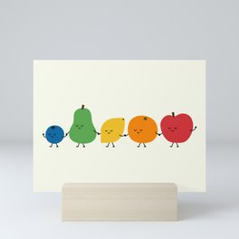 Fruit Parade Mini Art Print