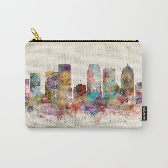 tampa florida skyline Carry-All Pouch