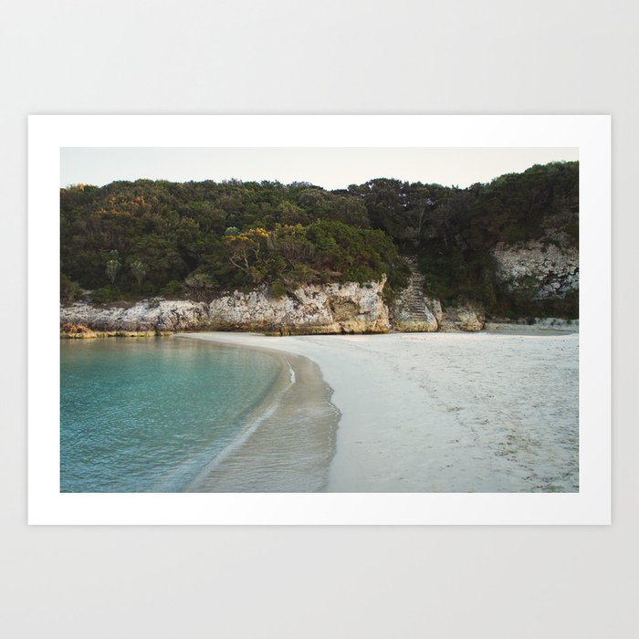 Bonifacio Corsica Beach Art Print