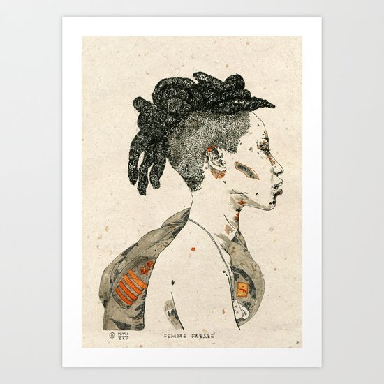 Femme Fatale Art Print