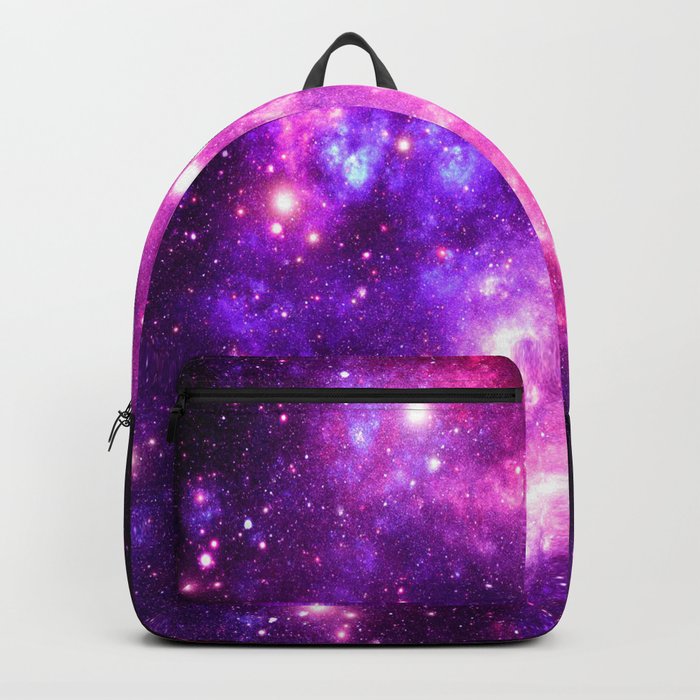 Purple Hot Pink Galaxy Nebula Backpack