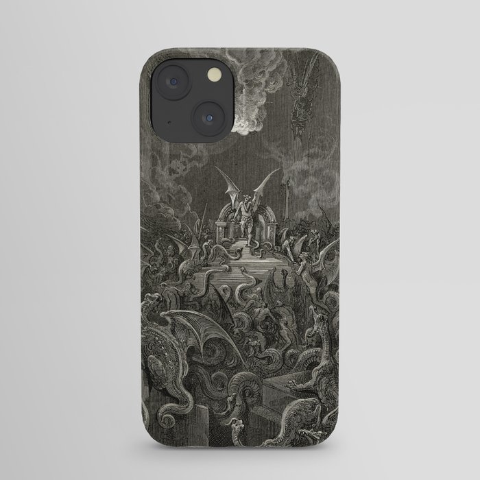 Gustave Doré - The lost paradise iPhone Case
