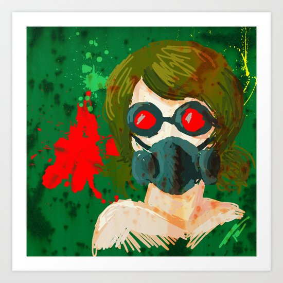Who cares? We got big guns ain’t we? Art Print
