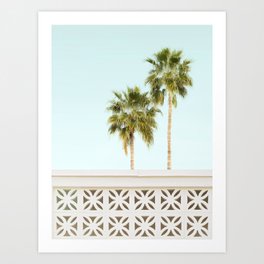 Palm Springs Breeze Block I - MidCentury Modern Art Print