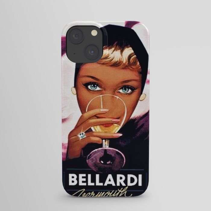 Vintage Bellardi Italian Cordial Vermouth Advertising Poster iPhone Case