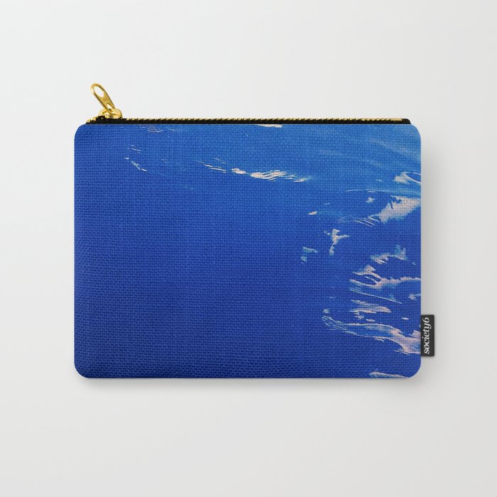 Neon Blue Ocean Carry-All Pouch