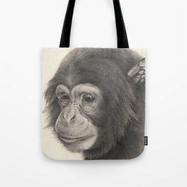 "Bloomers" series, I (Chimpanzee) Tote Bag