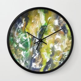 disrupted present vision . clear headed mind Wall Clock