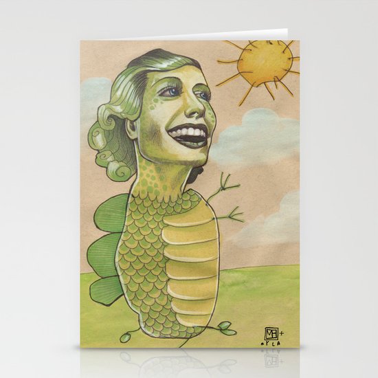 SUNSHINE DINO Stationery Cards