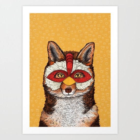 ChickenFox Art Print