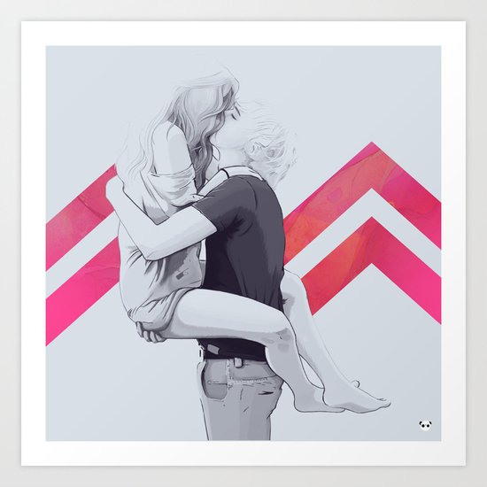 Hello Love Art Print