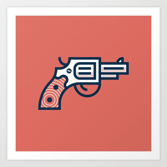 Thus Always to Tyrants: Gunsmoke Edition Art Print