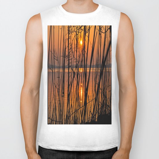 Nature Sunset Biker Tank