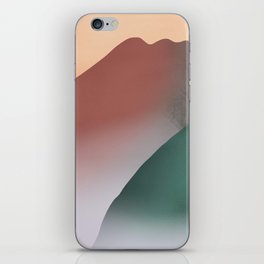 Mystical volcanic mountain iPhone Skin