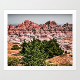 Beautiful Badlands Art Print