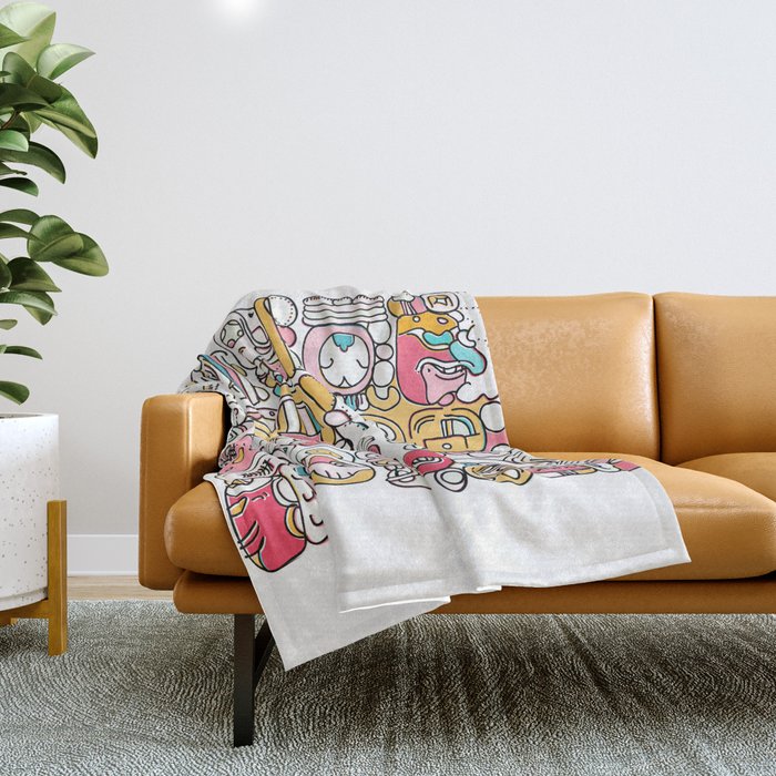 The Mayan Message Throw Blanket