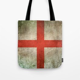 Old and Worn Distressed Vintage Flag of England Tote Bag