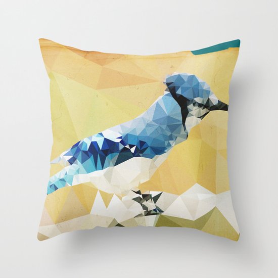 Arctic Bird! Throw Pillow
