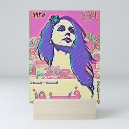 Fairouz beirut Art Mini Art Print