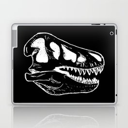 T Rex Skull Black Laptop Skin