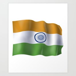 India flag Art Print