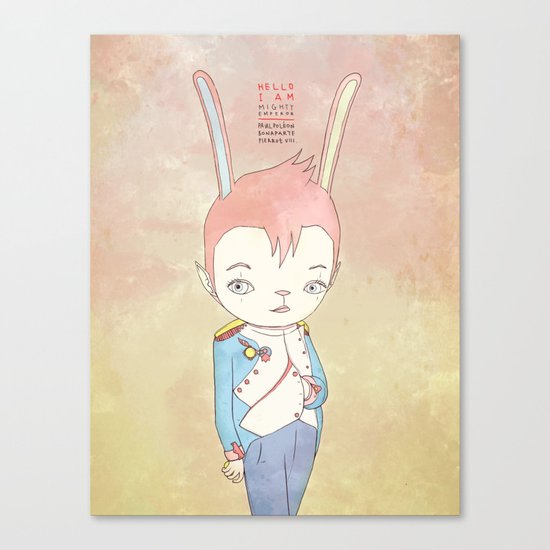 PAULPOLEON BONAPARTE PIERROT VIII Canvas Print