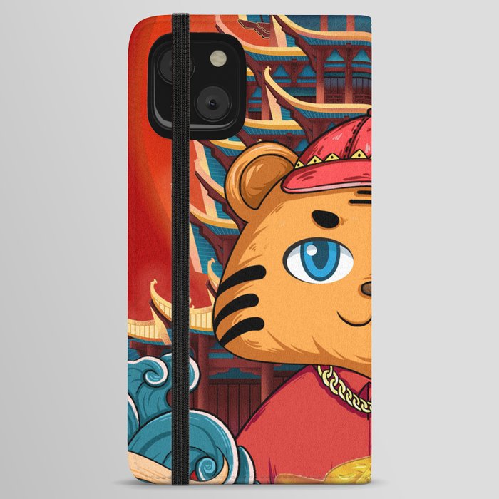 2022 China Spring festival tiger year III iPhone Wallet Case