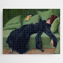 Decadent Young Woman after the Dance Jigsaw Puzzle