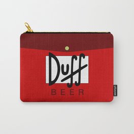 Duff Beer Logo Red Carry-All Pouch