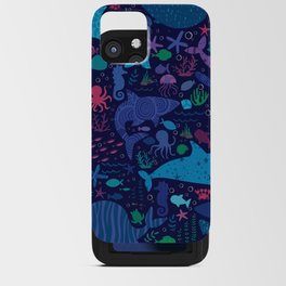 Under the Sea Silhouettes iPhone Card Case