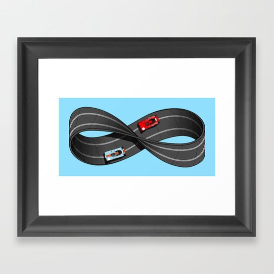 Infinite Slots Framed Art Print