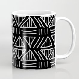 Mudcloth Black and White Coffee Mug