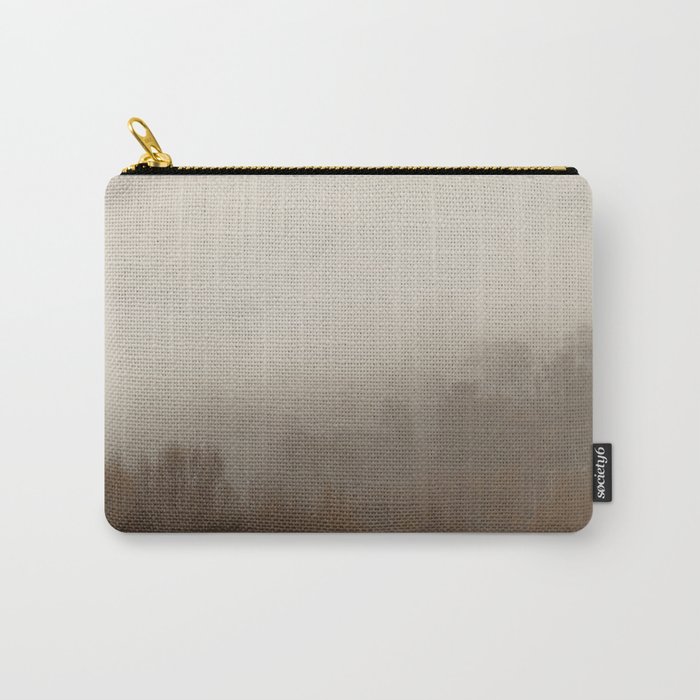 Scottish Highlands Spring Mist in a Birch Forest  Carry-All Pouch